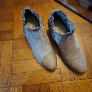 Grey booties 7.5